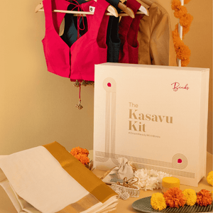 The Essential Kasavu Kit - Get Onam-Ready Box